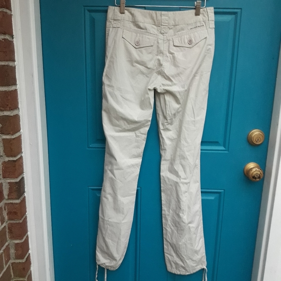 Vintage Embroidered Skinny Pants Tie String Ankle - Picture 14 of 15